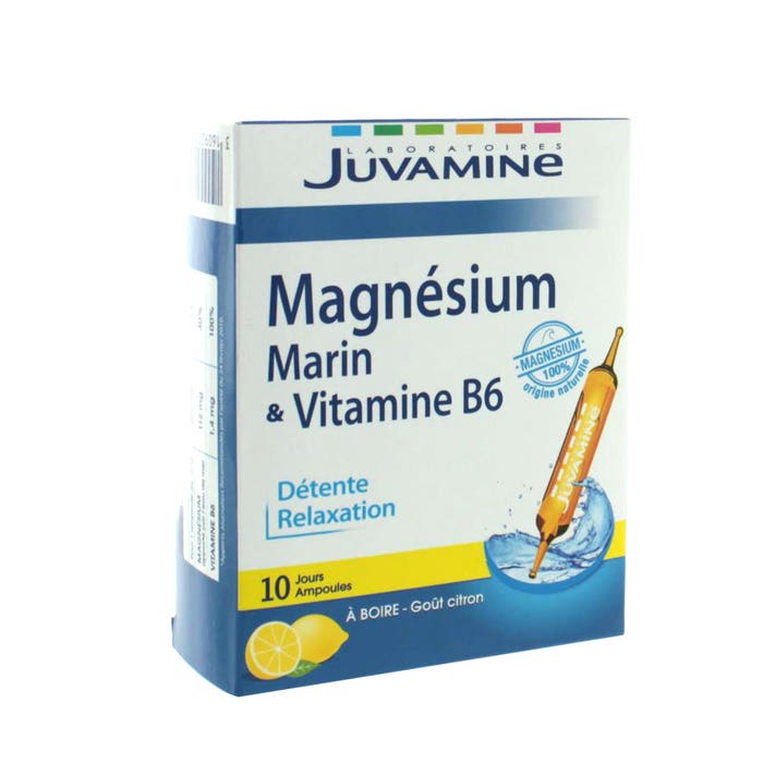 Juvamine Marine Magnesium Vitamin B6 10 Phials