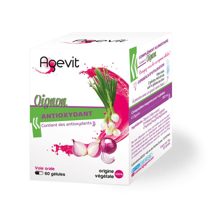 Agevit Onion Antioxidant 60 Capsules
