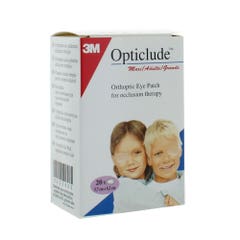 3M Opticlude 20 Orthoptic Bandages For Adults 8cm X 5.7cm