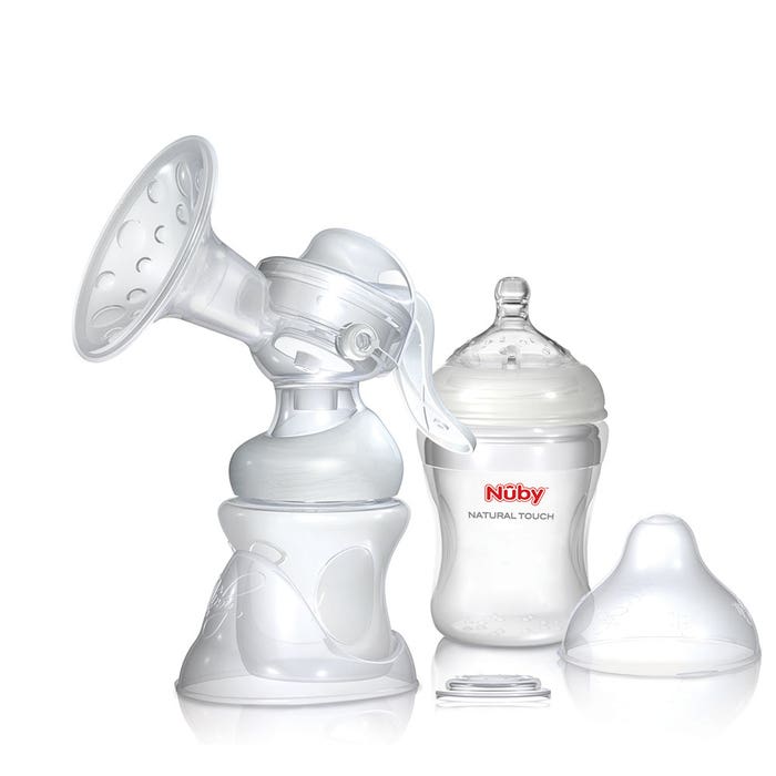 NUBY MANUAL BREAST PUMP SET NATURAL TOUCH