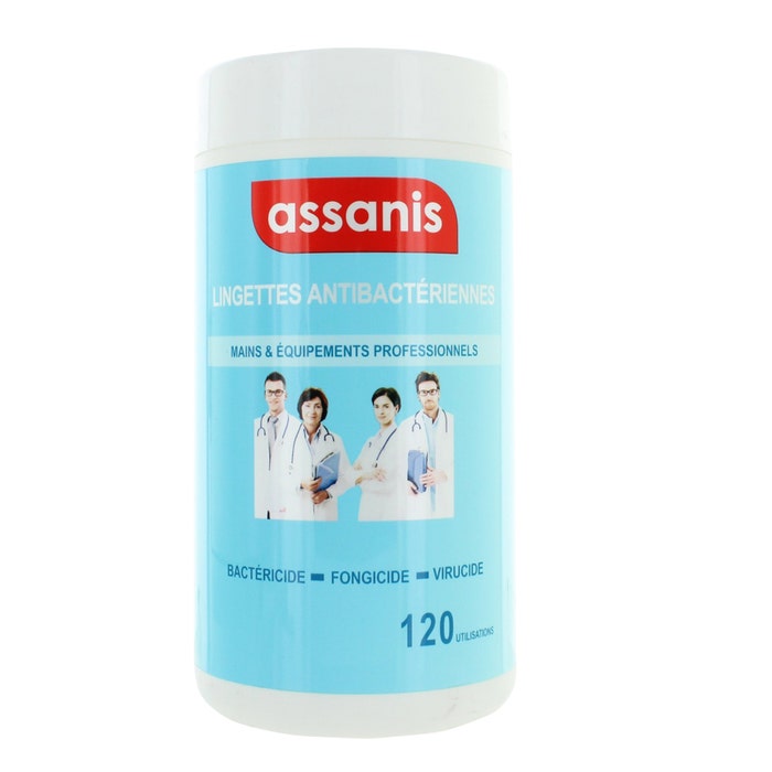 Box Of Anti Bacterial Cleansing Wipes X120 Assanis