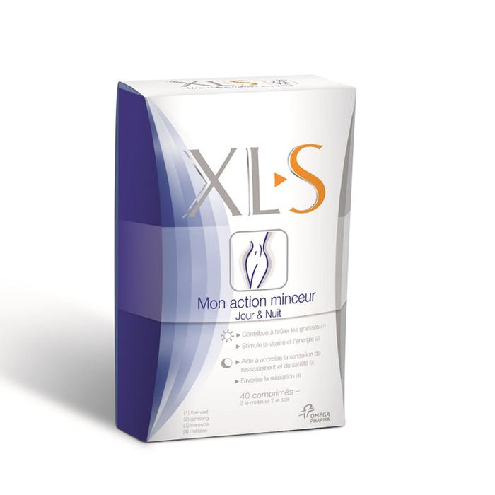 Xls My Slimming Action Day & Night 40 Tablets 40 Comprimes Xl-S