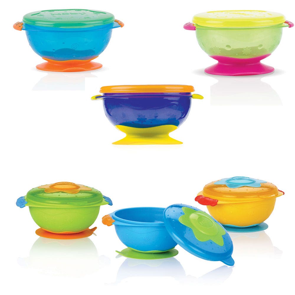 Nuby Deep Plate With Snap Seal 9 Months +