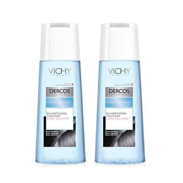 Dermo-soothing Sulphate Free Shampoo 2x200ml Dercos Vichy