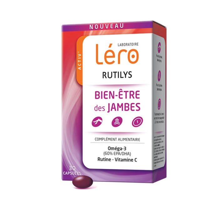 Lero Rutilys Light Legs X 30 Capsules