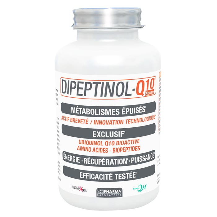 3C Pharma Dipeptinol Q10 X 60 Capsules