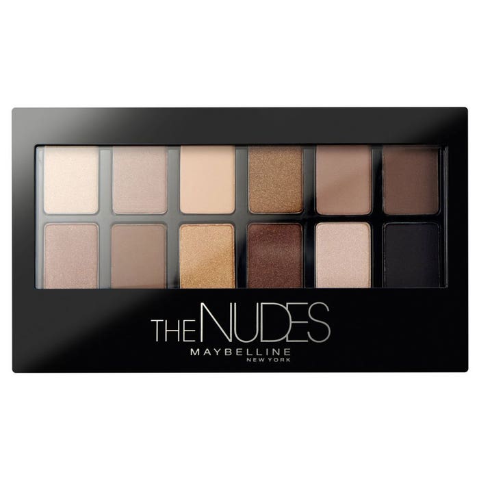 Eyeshadow Palette 12 Shades The Nudes Maybelline New York