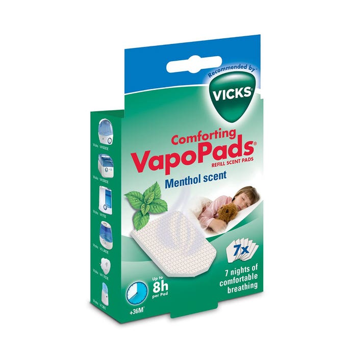 Vapopads Vh7 Refills/inhaler Menthol Adults And Children X7 Vicks