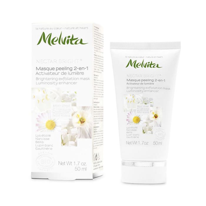 Nectar Bright Peeling Mask 2-in-1 50ml Melvita