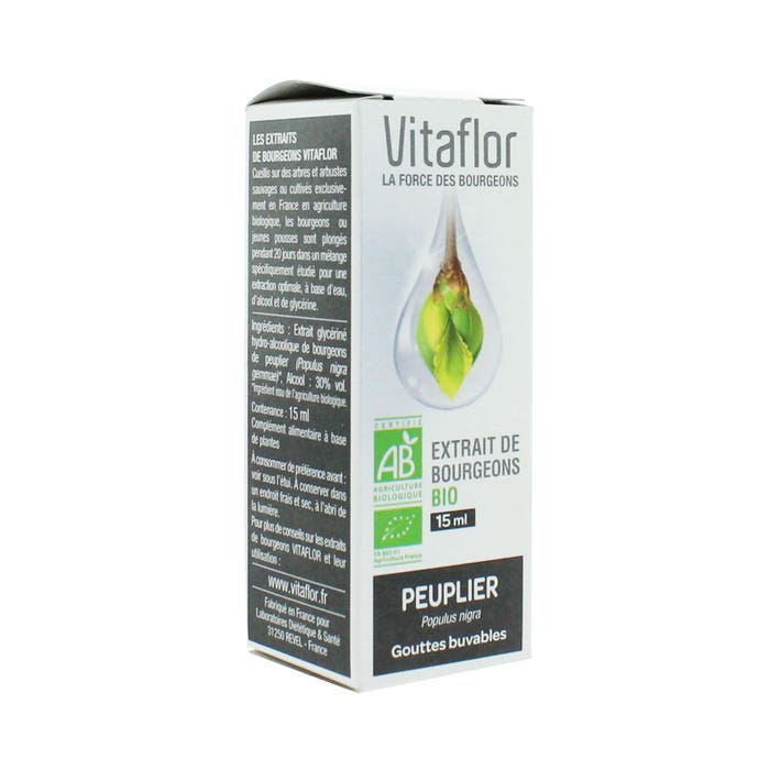 Organic Poplar Bud Extract 15ml Vitaflor