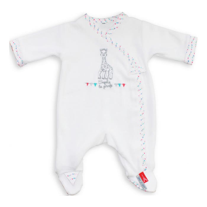 Mayo Parasol Mayoparasol Sophie La Girafe "un Dimanche A Paris" White Pyjamas + Starter Kit