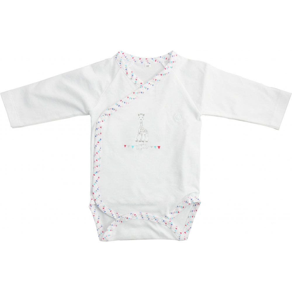 Mayo Parasol Mayoparasol Sophie La Girafe un Dimanche A Paris&quot; Boy Body Long Sleeves White/gray + Starter Kit