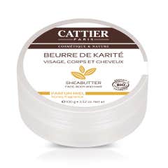 Cattier Beurre De Karite Shea Butter Honey Fragrance 100g