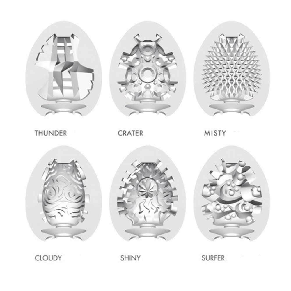 Tenga Egg Variety 2 - Disposable Male Masturbator Eggs Box Of 6
