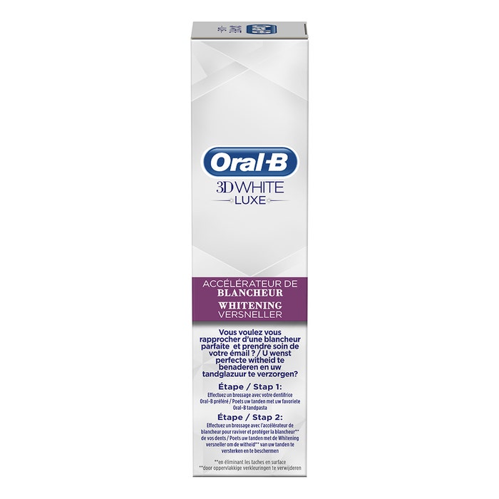 ORAL B 3D WHITE LUXE PERFECTION WHITENESS ACCELERATOR 75ML
