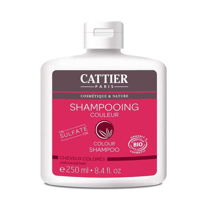 Coloured Hair Shampoo 250ml Shampooing Cattier