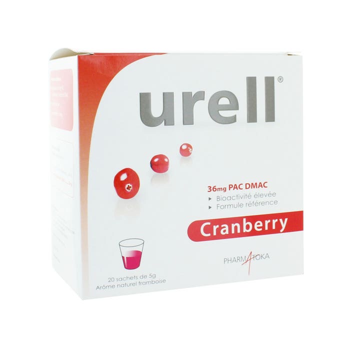Cranberry 20 sachets of 5g 36mg PAC Urell