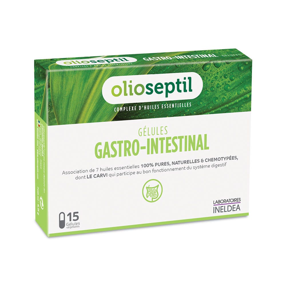 Olioseptil Gastrointestinal 15 vegetable capsules