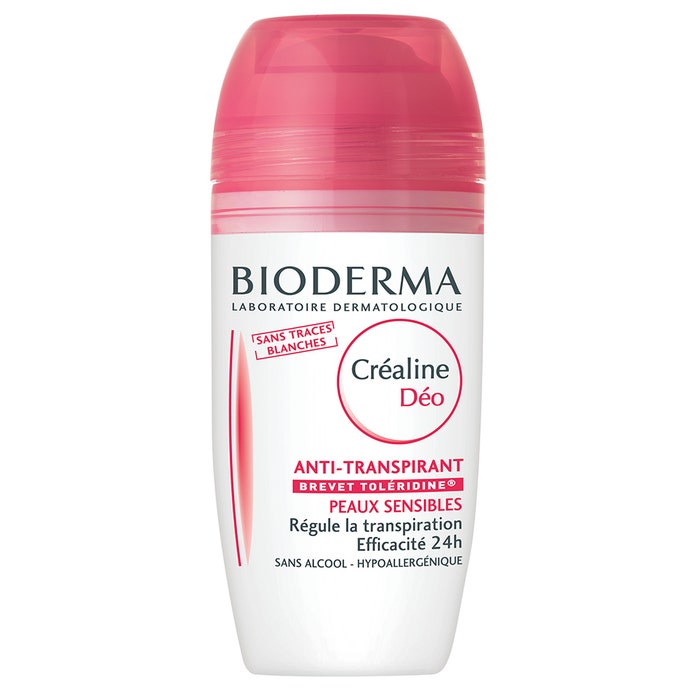 Bioderma Crealine Roll-on Antiperspirant Deodorant Sensitive Skin 50ml