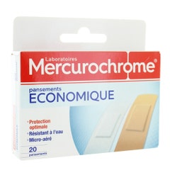 Mercurochrome Plasters X 20 Economic Format