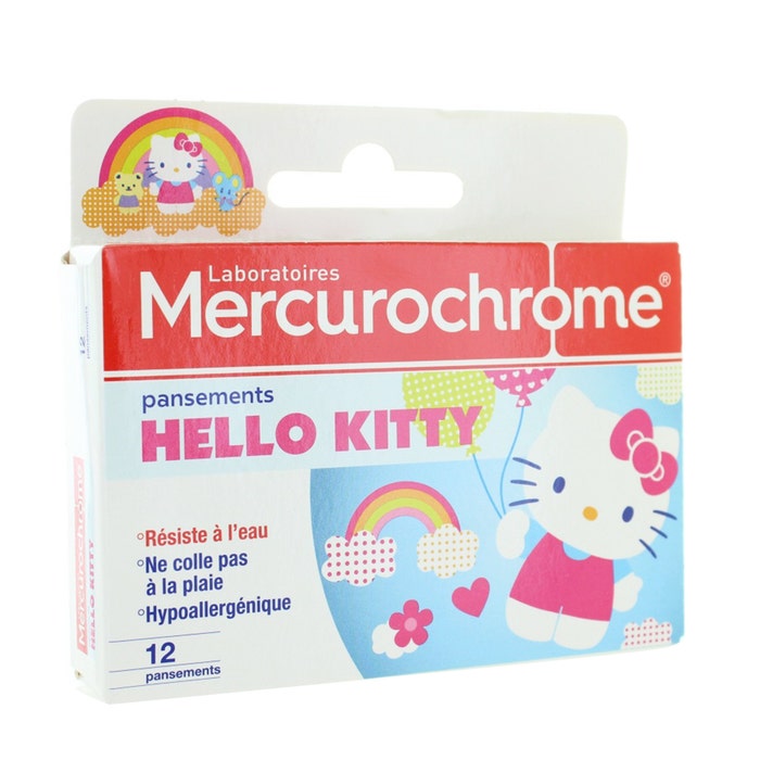 MERCUROCHROME HELLO KITTY X12 STRIPS