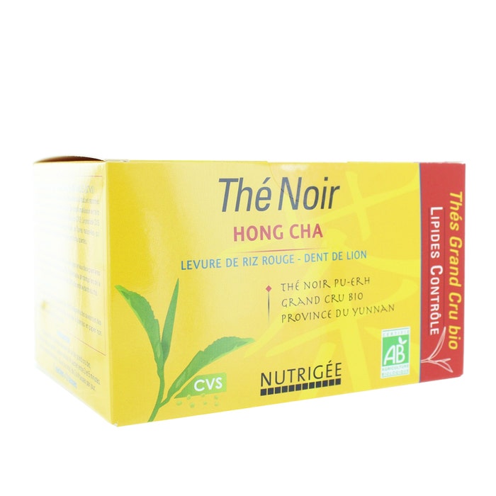 Nutrigée Hong Cha Organic Black Tea 30 Sachets 30 Sachets