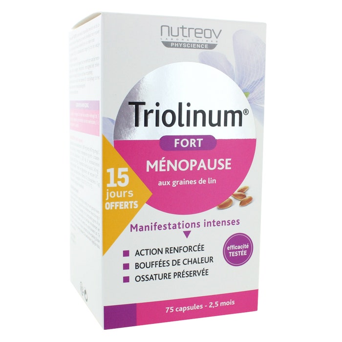 Nutreov Triolinum Strong Menopause 60 Capsules + 15 Free