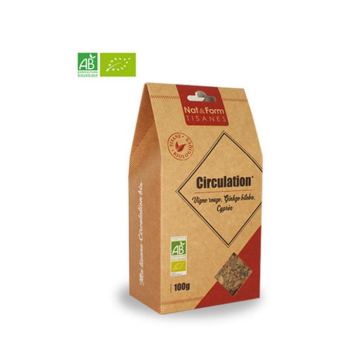 Nat&Form Organic Circulation Herbal Tea 100g