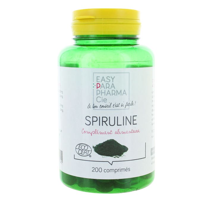 Easyparapharmacie Spirulina Ecocert 200 Tablets