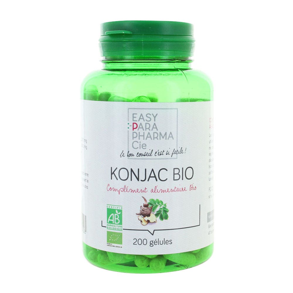 Easyparapharmacie Easyparapharmacieorganic Konjac X 200 Capsules