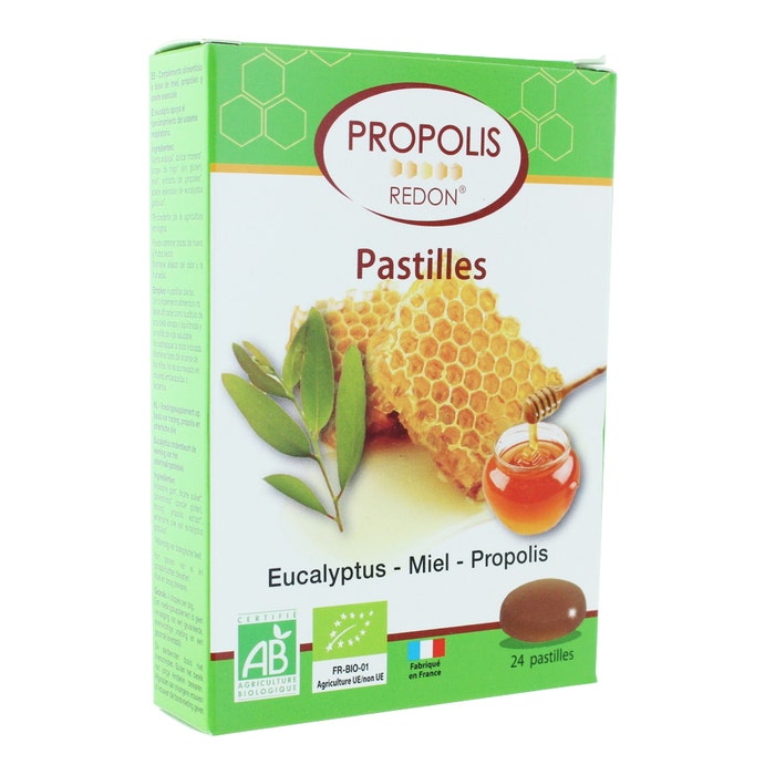 Propolis Lozenges With Honey And Eucalyptus X 24 Redon