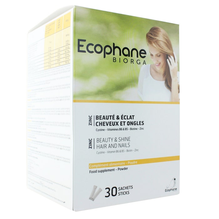 Biorga Ecophane 30 Sachets Damaged Hair Fragile Nails