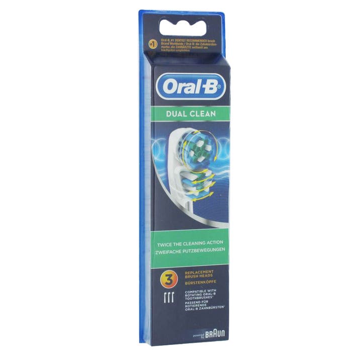 Oral-B Dual Clean Brushes X3 x3