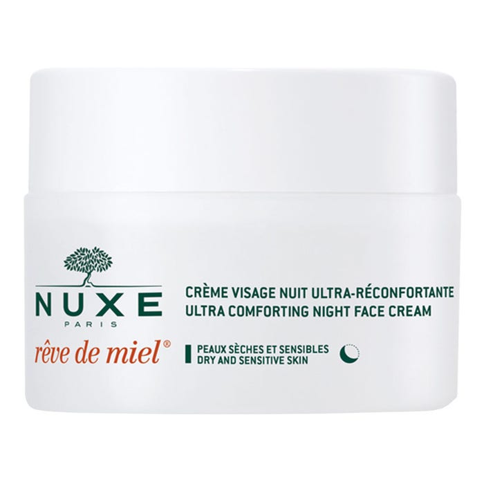 Face Ultra Comforting Night Cream 50ml Reve De Miel Nuxe