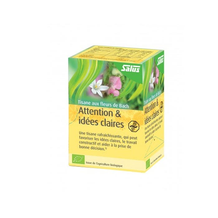 Herbal Tea Attention And Clear Ideas Bioes 15 Sachets Salus