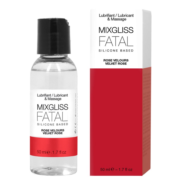 Mixgliss Fatal Lubricant And Massage With Silicone Velvet Rose Flavour 50ml - Easypara Mixgliss Fatal Lubricant And Massage With Silicone Velvet Rose Flavour 50ml - Easypara