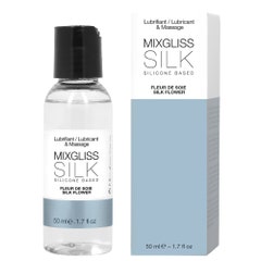 Mixgliss Silk Lubricant And Massage With Silicone Silk Flower Flavour 50ml