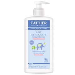 Cattier Bebe Baby Cleansing Milk Face And Body 500ml