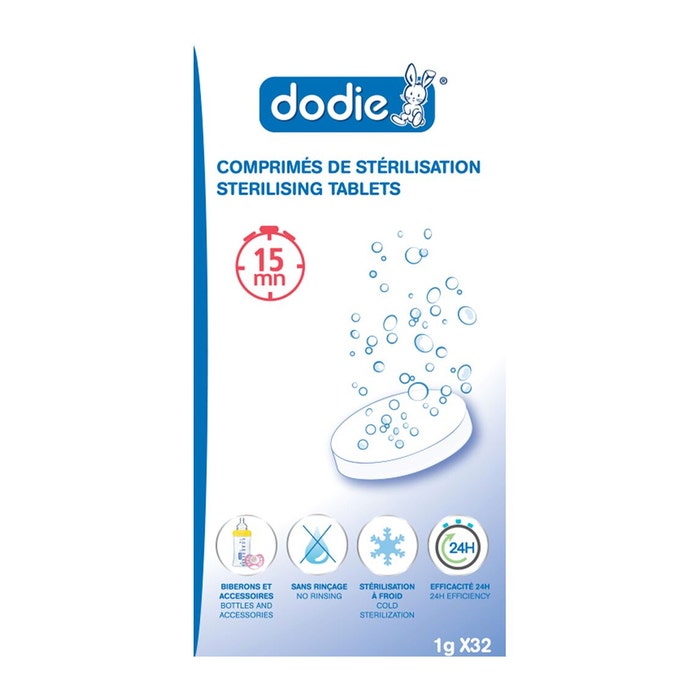 Cold Sterilisation Tablets X 32 Dodie