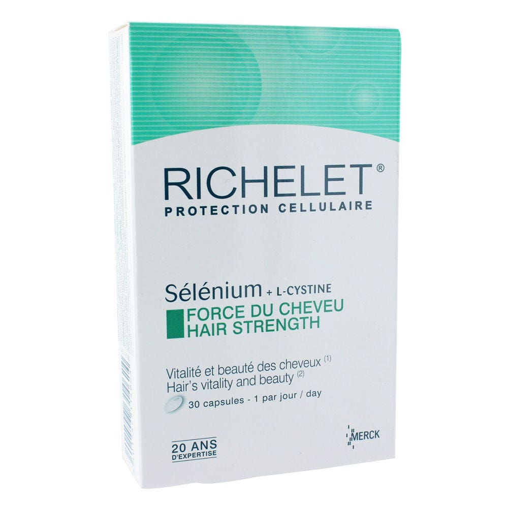 Richelet Richelet Selenium Hair S Vitality And Beauty 30 Capsules