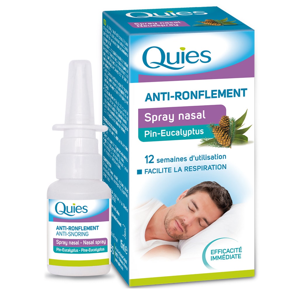 Quies Anti-snoring Spray Nasal Pine-eucalyptus 15ml