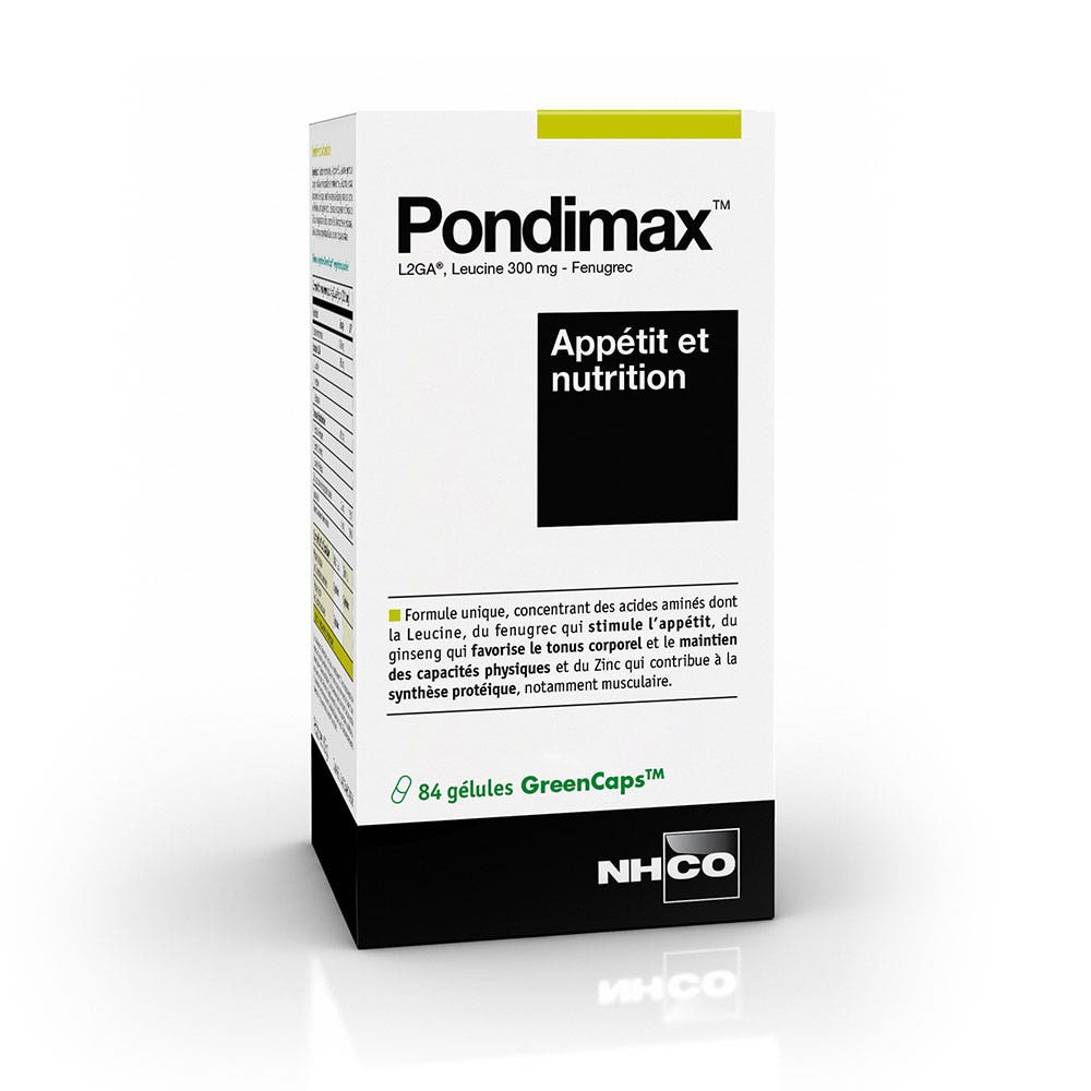 Nhco Nutrition Nhco Pondimax Appetite And Nutrition X 84 Capsules Appétit et nutrition 84 gélules