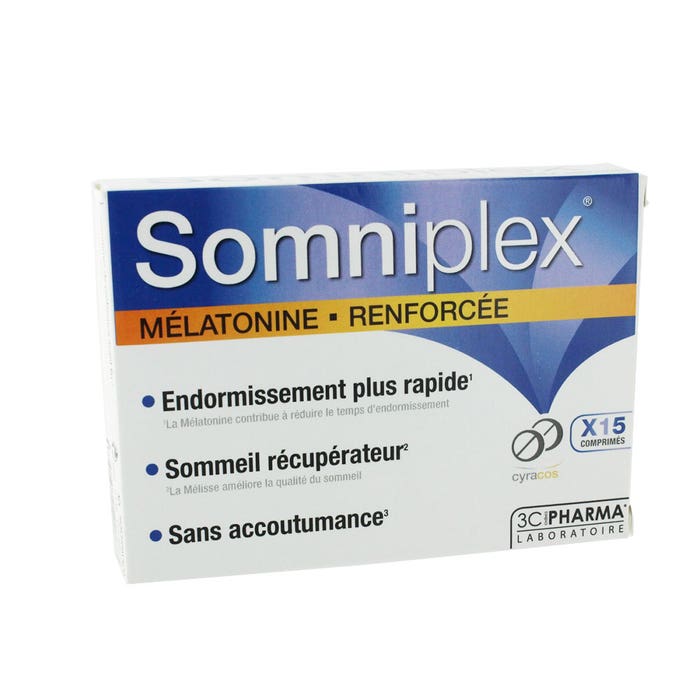 3C Pharma 3c Pharma Somniplex 15 Tablets 15 Comprimes