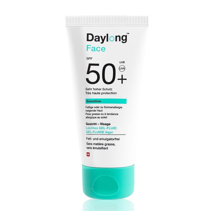 Daylong Sensitive Face Fluid Gel Spf50+ Oily Skins 50ml Sensitive Peaux Grasses Galderma
