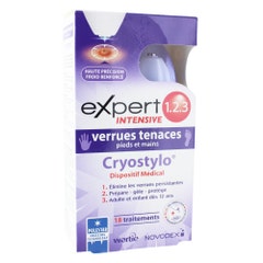 Novodex Expert 123 Intensive Persistent Warts Cryostylo + Gel + 6 Plasters 50ml