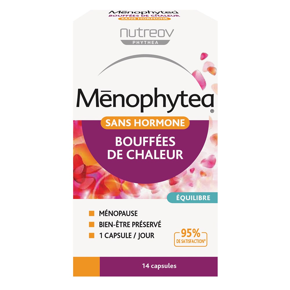 Ménophytea Without Hormones Hot Flashes 14 Capsules Easypara