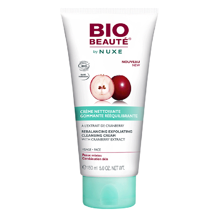 BIO BEAUTE BY NUXE REBALANCING EXFOLIATING CLEANSING CREAM COMBINATION SKINS 150ML