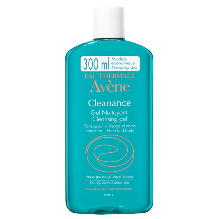 Cleansing Gel Face And Body Oily Blemish-prone Skin 300ml Cleanance Avène
