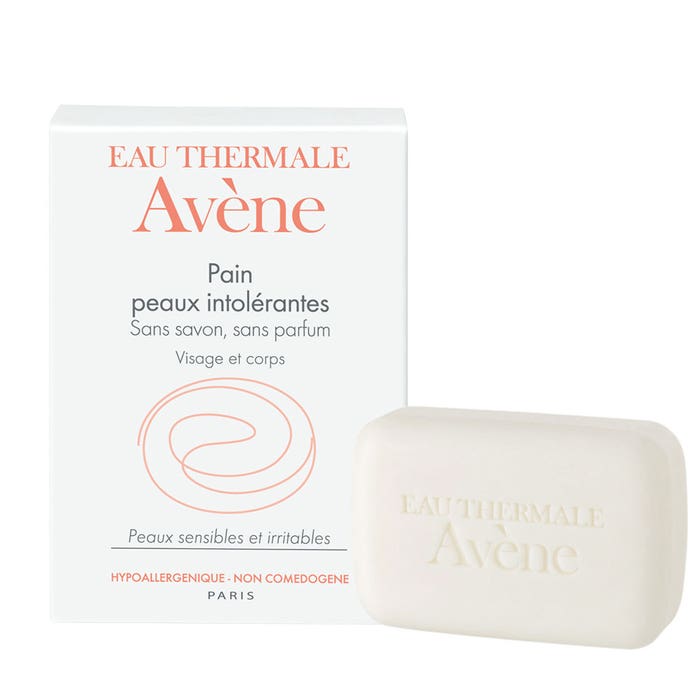 Soap-free Cleansing Bar Intolerant Skins 100g Peaux Intolérantes Avène