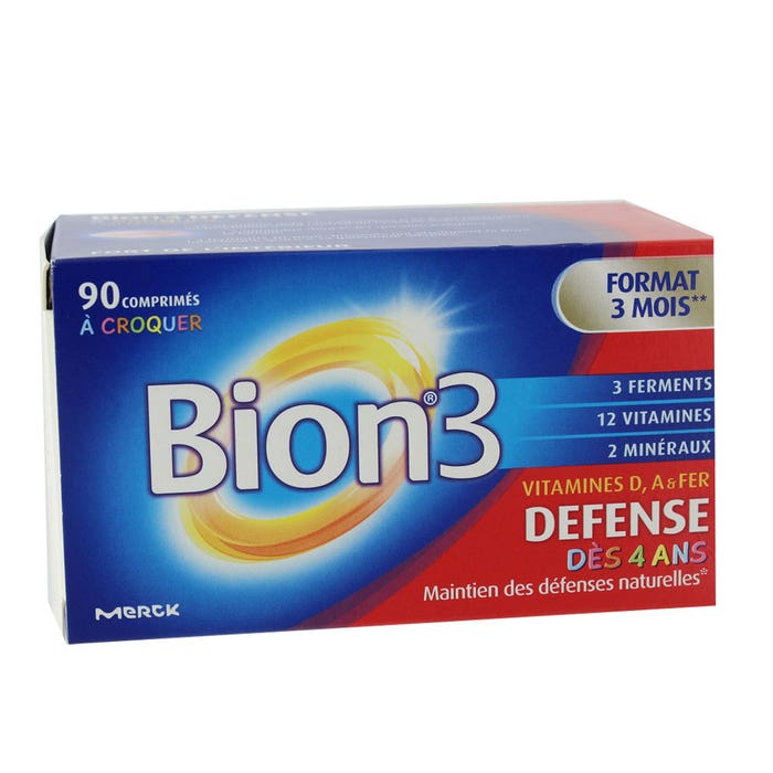 Bion3 Juniors 60 Chewable Tablets Vitamins And Minerals Merck